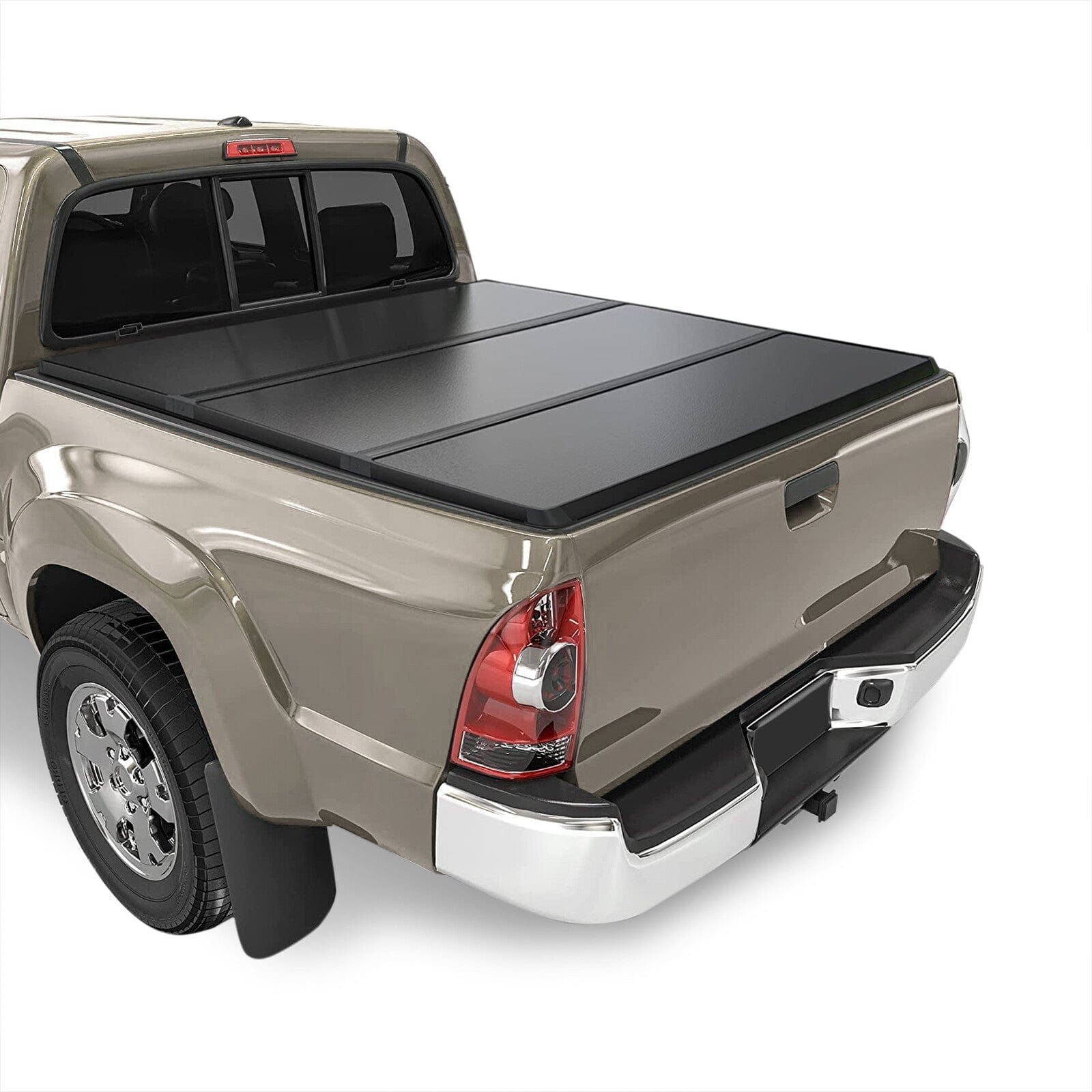 Toyota Tacoma 5FT 2005-2015 Hard Tri Fold Truck Tonneau Bed Cover (Extra Short Bed 5´) - Parts Agent