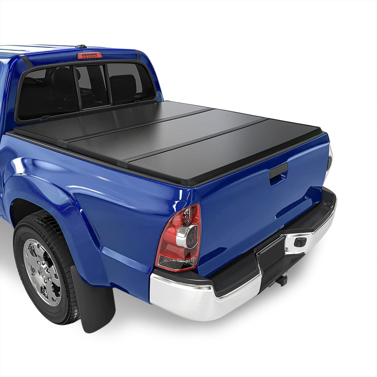Toyota Tacoma 6FT 2005-2015 Hard Tri Fold Truck Tonneau Bed Cover (Standard Short Bed 6´) - Parts Agent