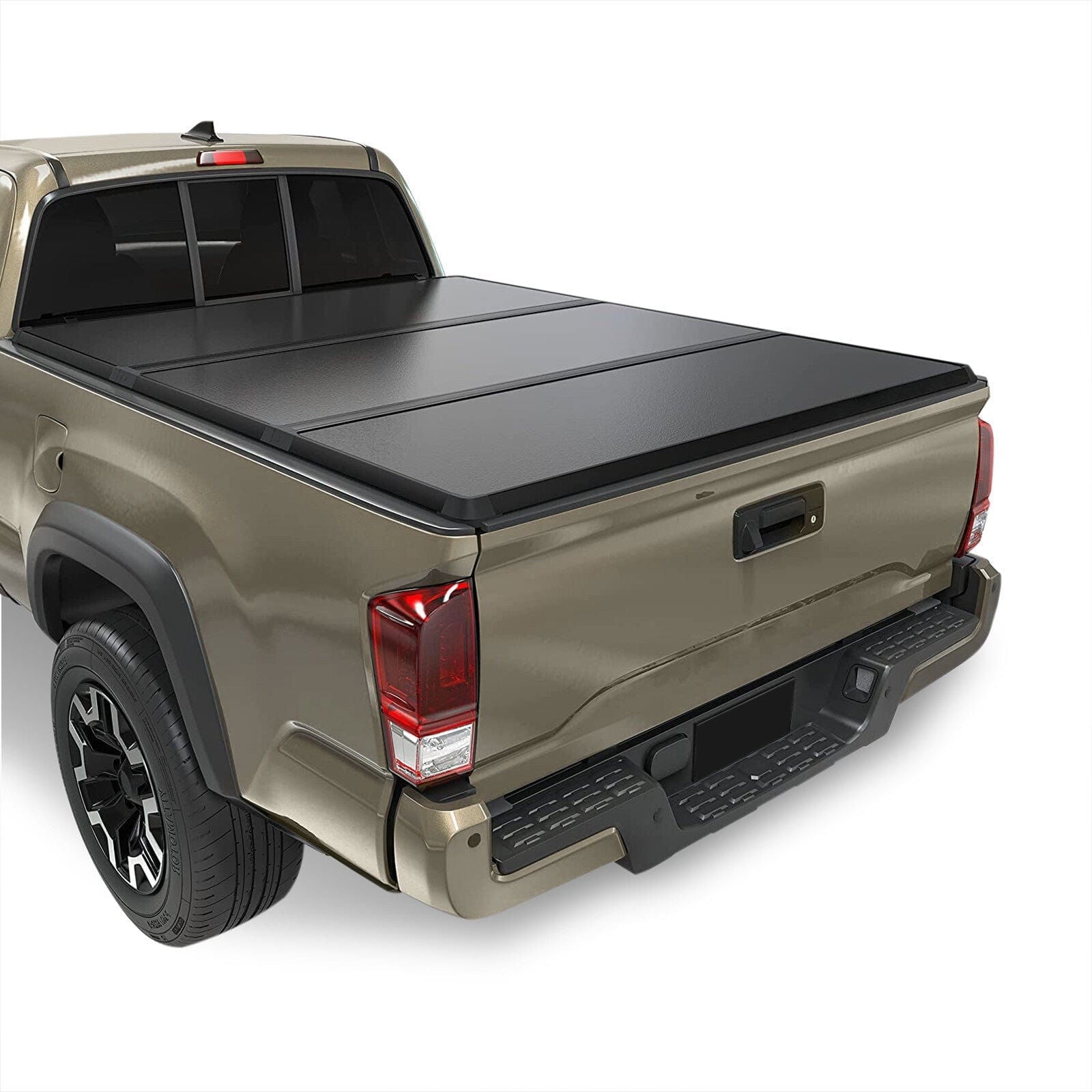 Toyota Tacoma 6FT 2016-2022 Hard Tri Fold Truck Tonneau Bed Cover (Standard Short Bed 6´) - Parts Agent