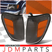 Toyota Tacoma 97-00 2WD Corner Lamp Clear Lens Black Housing Amber Reflector - Parts Agent