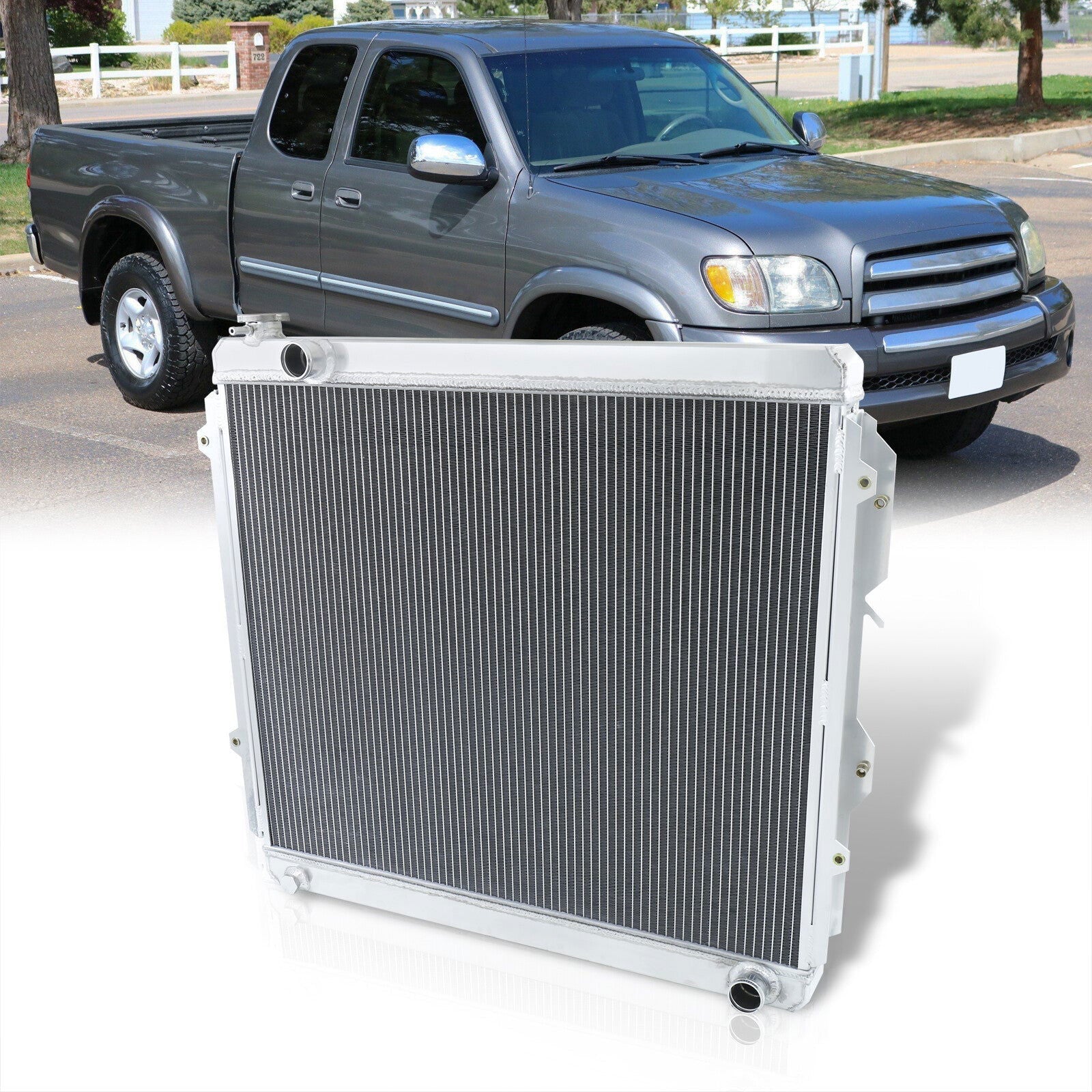 Toyota Tundra 3.4L V6 2000-2006 Manual Transmission Aluminum Radiator - Parts Agent