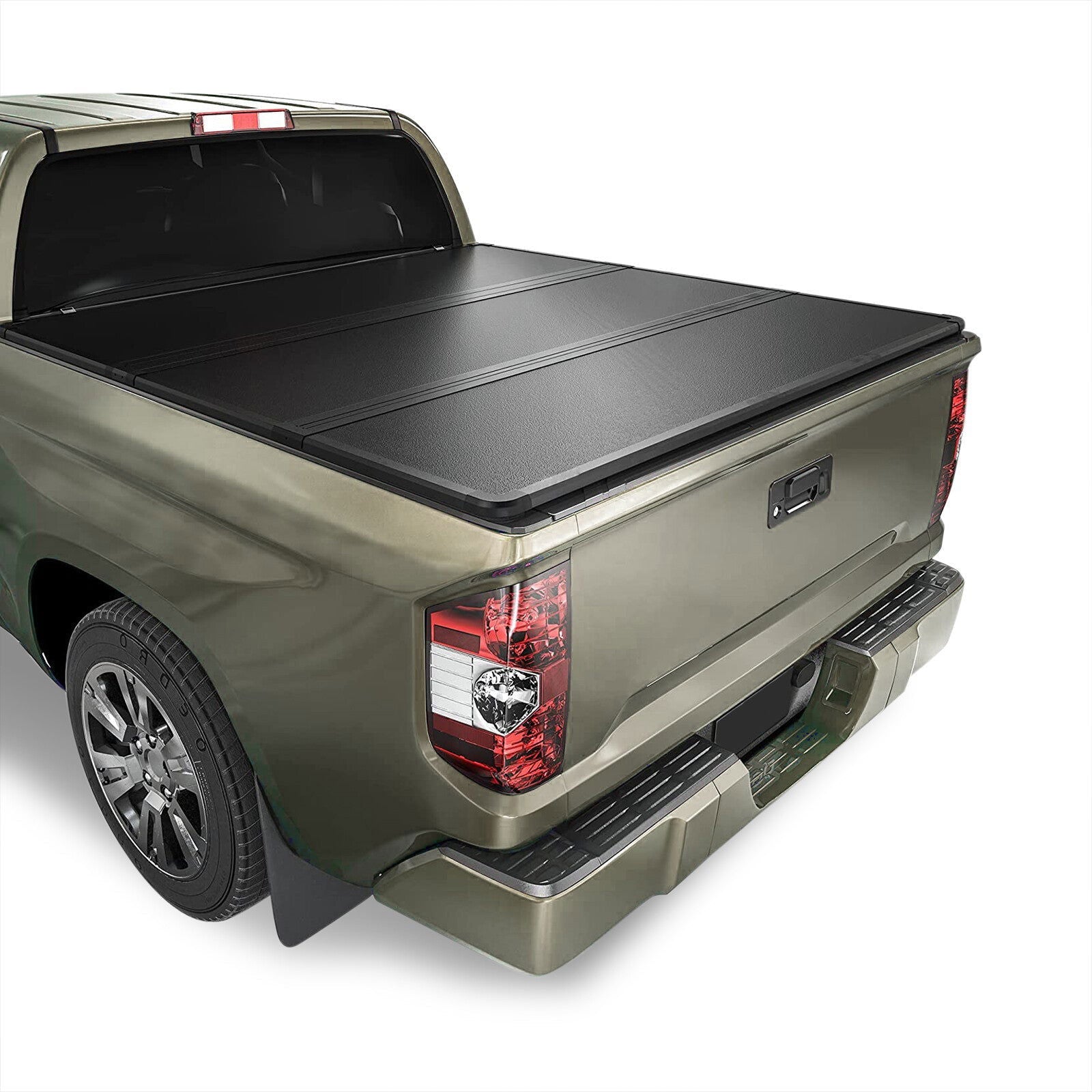 Toyota Tundra 5.5FT 2014-2021 Hard Tri Fold Truck Tonneau Bed Cover (Extra Short Bed 5´5") - Parts Agent