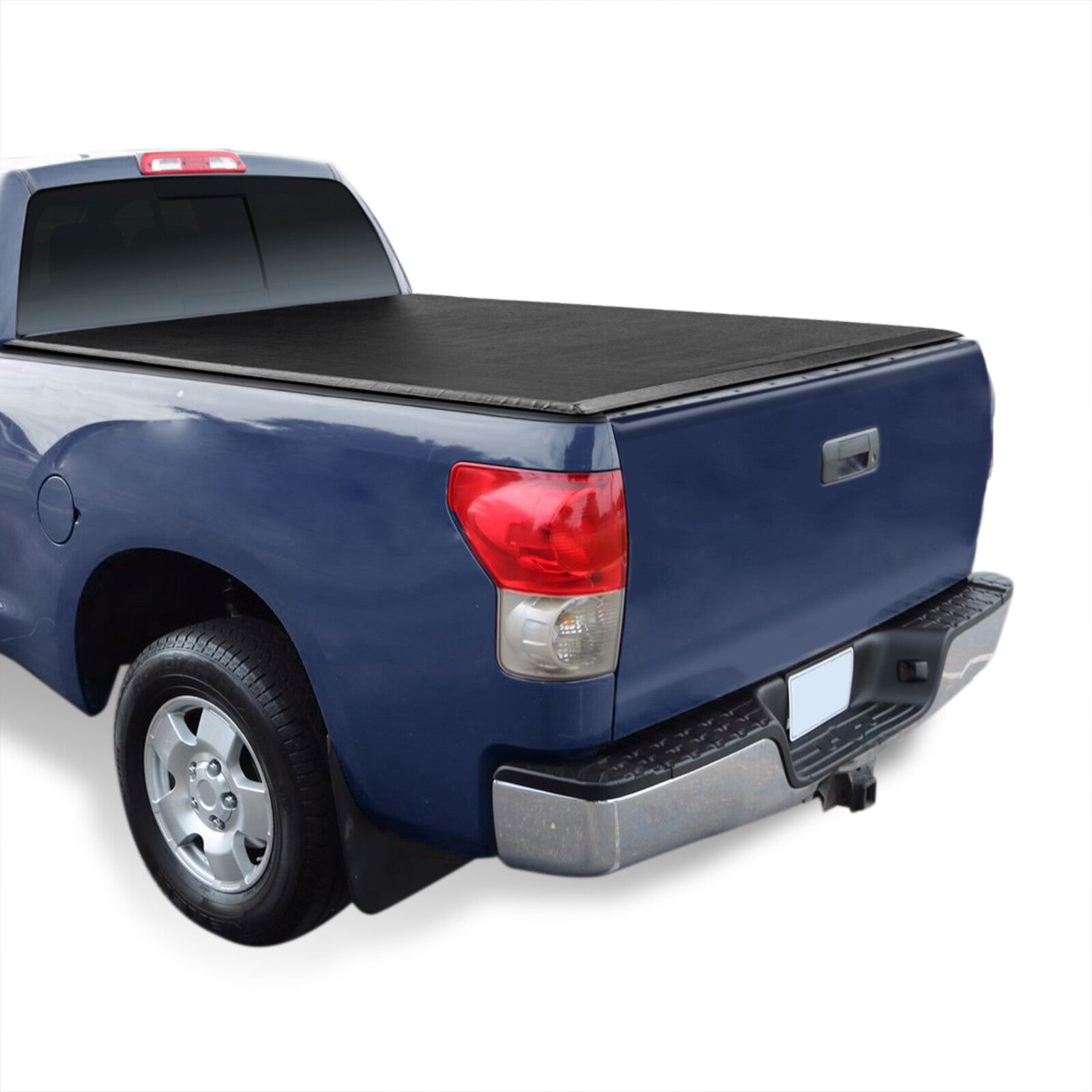 Toyota Tundra 6.5FT 2007-2013 Soft 4 Fold Truck Tonneau Bed Cover (Standard Short Bed 6´5") - Parts Agent