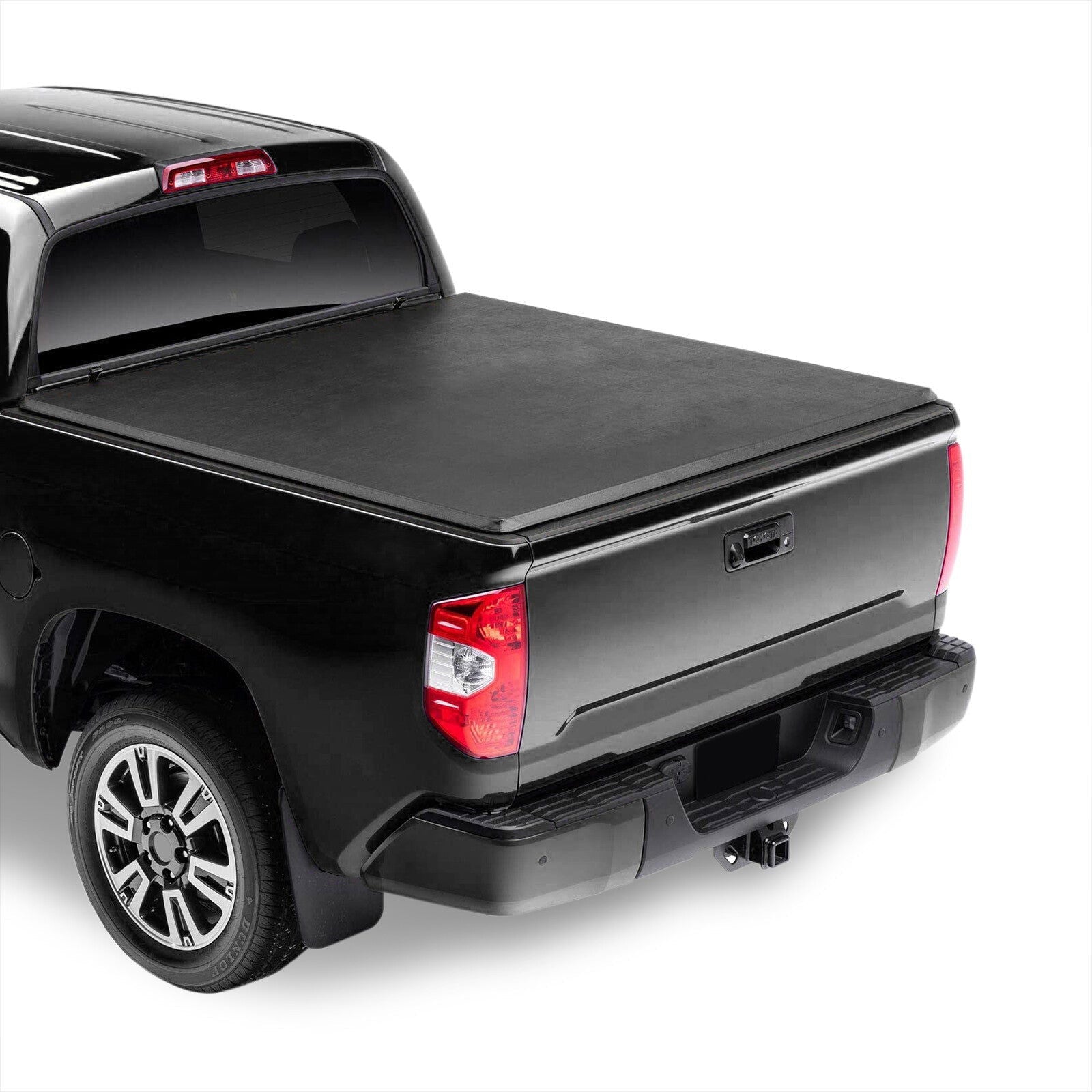 Toyota Tundra 8FT 2014-2021 Soft 4 Fold Truck Tonneau Bed Cover (Long Bed 8´) - Parts Agent