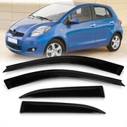 Toyota Yaris Hatchback 2006-2011 4 Door Tape On Window Visors - Parts Agent