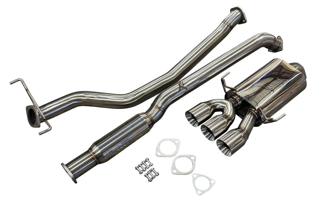 Tri Tip 3" CatBack Exhaust for Honda Civic Si Sport FK7 1.5T Coupe 17-21 Turbo - Parts Agent