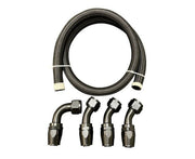 Tucked Coolant Radiator -16 AN Hose Fitting Civic EG EK DC Si B D F H K JSeries - Parts Agent