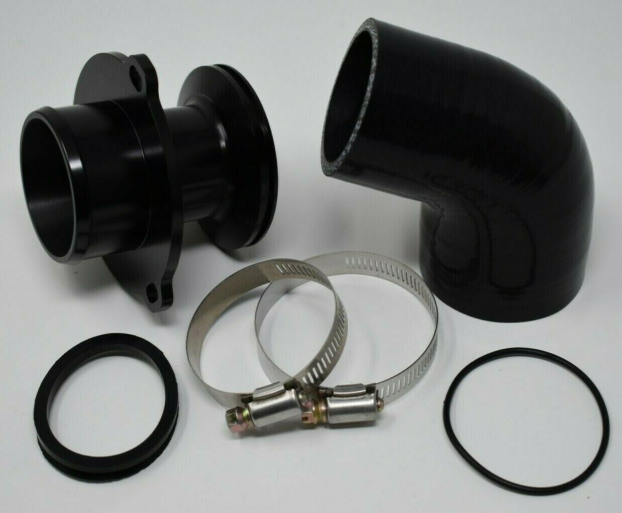 Turbo Muffler Delete Outlet Hose For K03 VW Audi FSI BPY MK5 8P B6 2.0T GTI Golf - Parts Agent