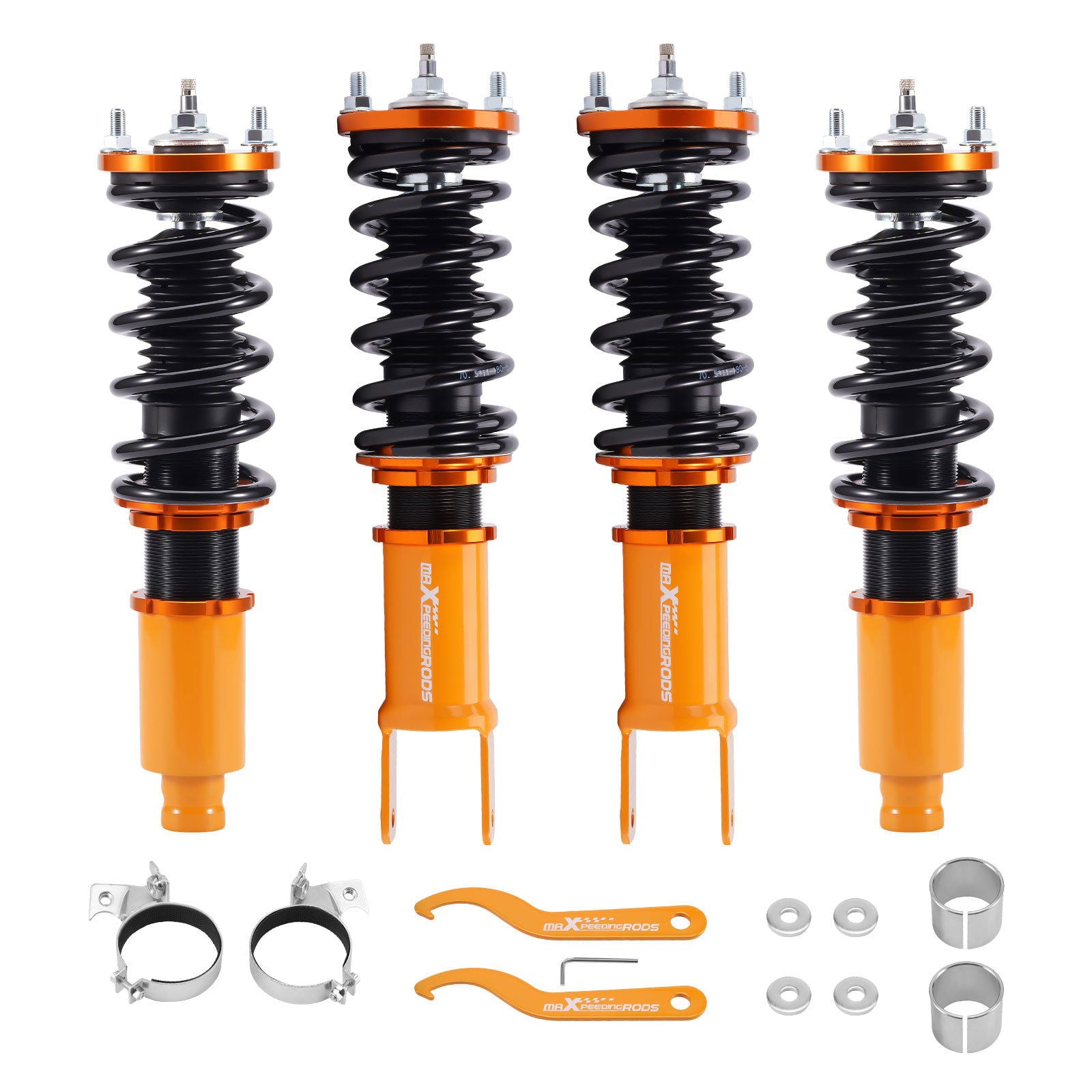 Twin-Tube Damper Adjustable Coilover Suspension Kits Honda Civic 1988-1991 EC ED EE EF lowering kit - Parts Agent