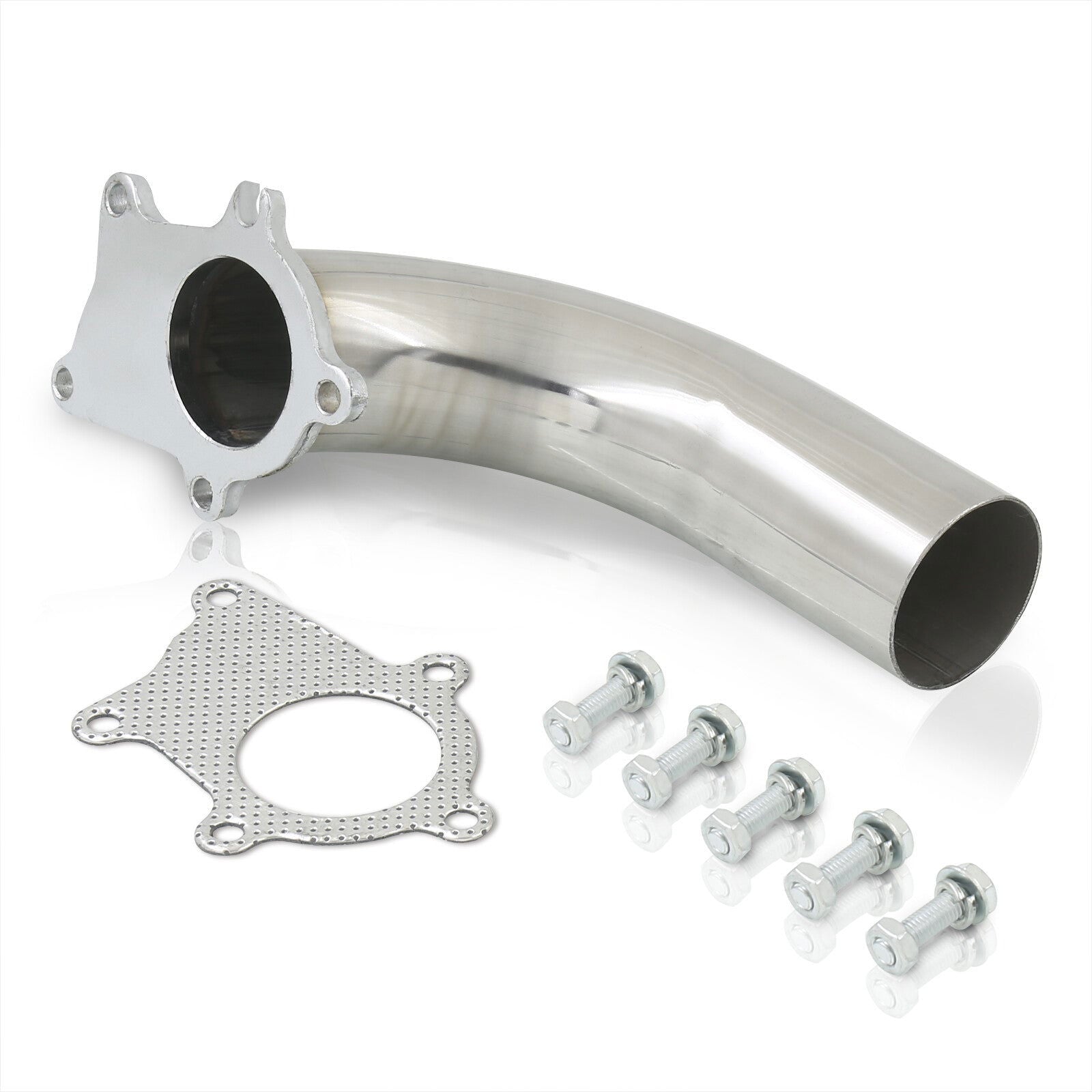 Universal 10" 90 Degree 2.5" T3/T4 Turbo Downpipe - Parts Agent