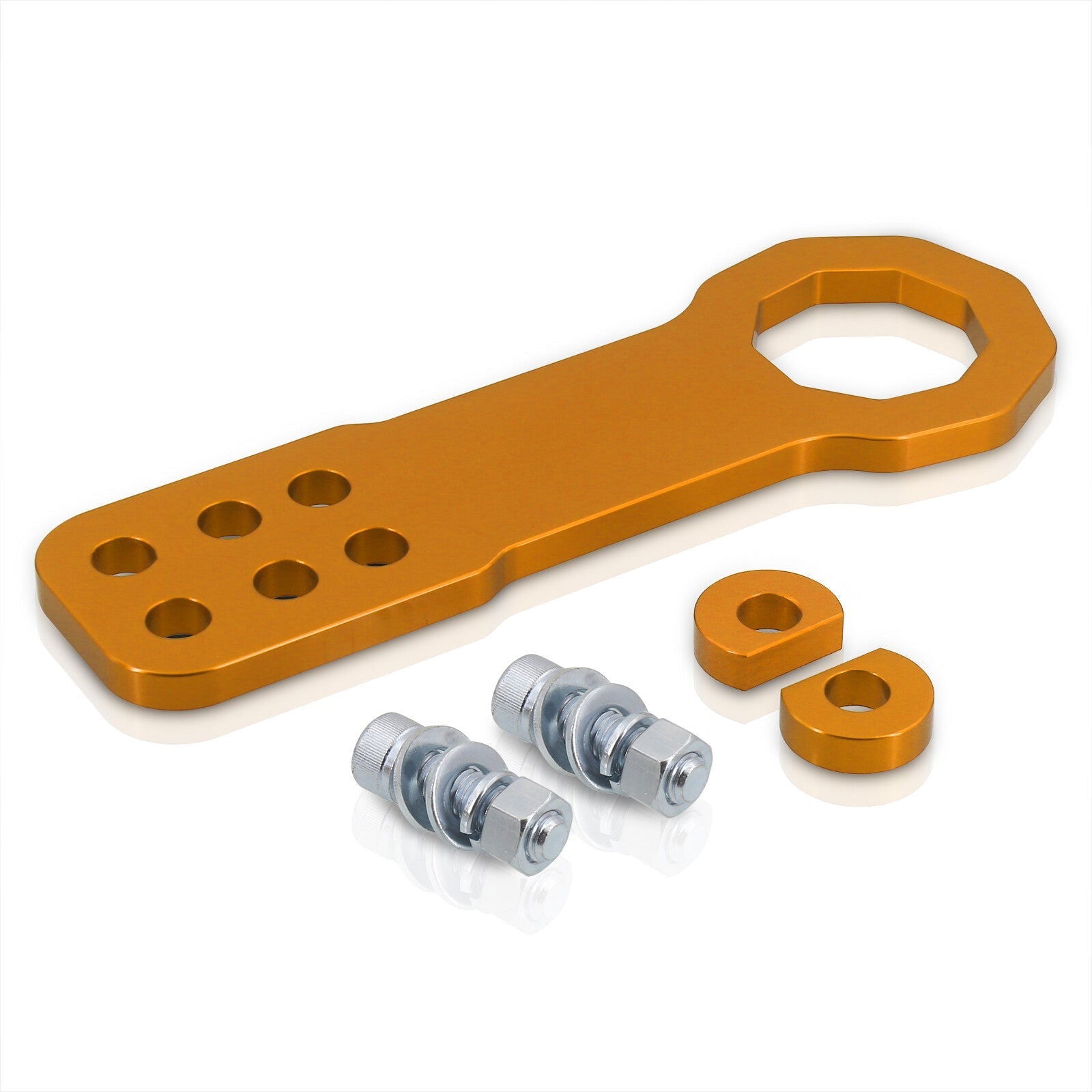 Universal 10mm Front Tow Hook Kit Gold (Pass-JDM Style) - Parts Agent