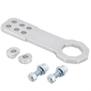 Universal 10mm Front Tow Hook Kit Silver (Pass-JDM Style) - Parts Agent