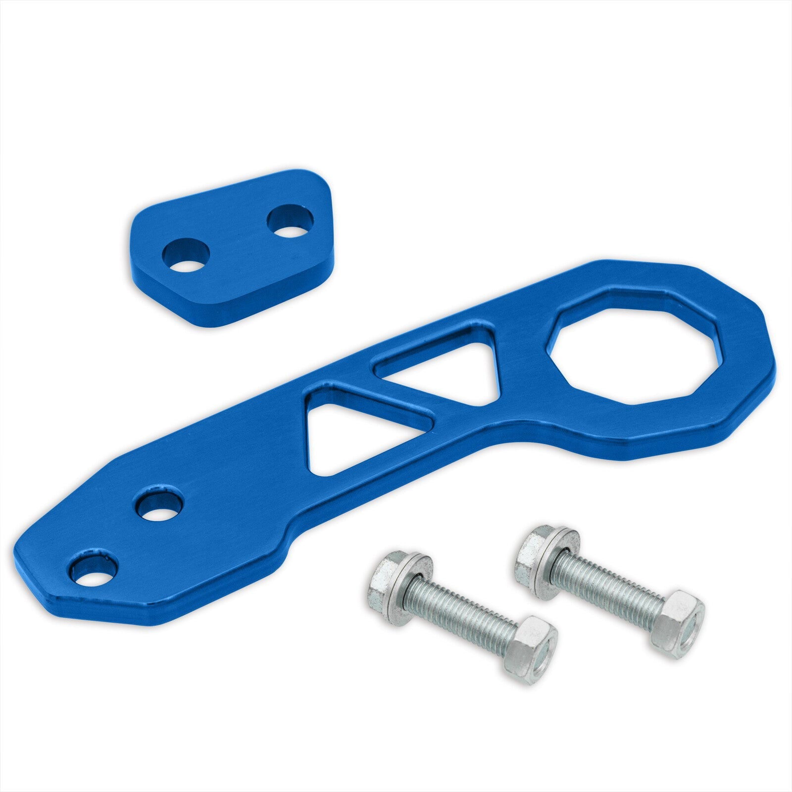 Universal 10mm Rear Tow Hook Kit Blue (Pass-JDM Style) - Parts Agent