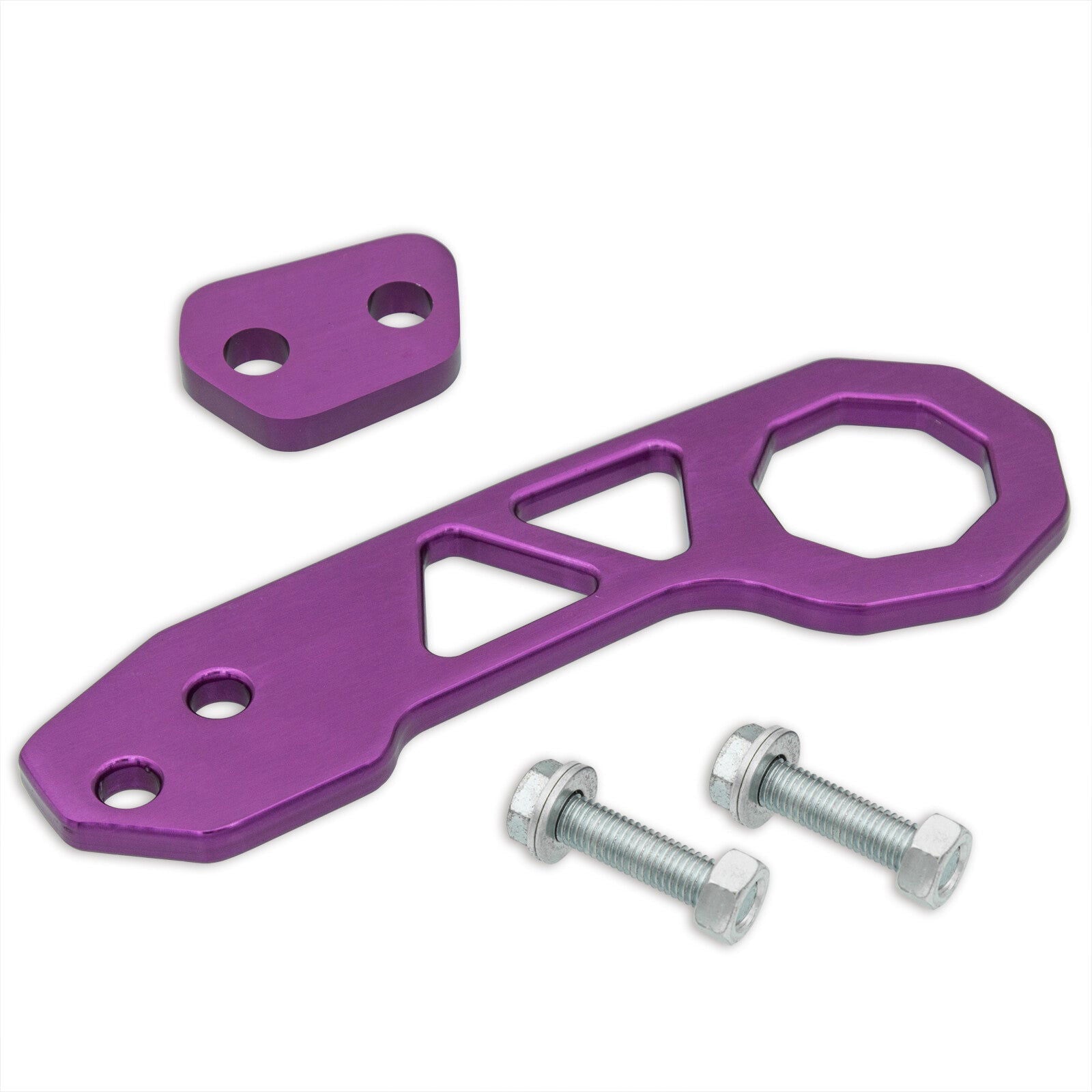 Universal 10mm Rear Tow Hook Kit Purple (Pass-JDM Style) - Parts Agent