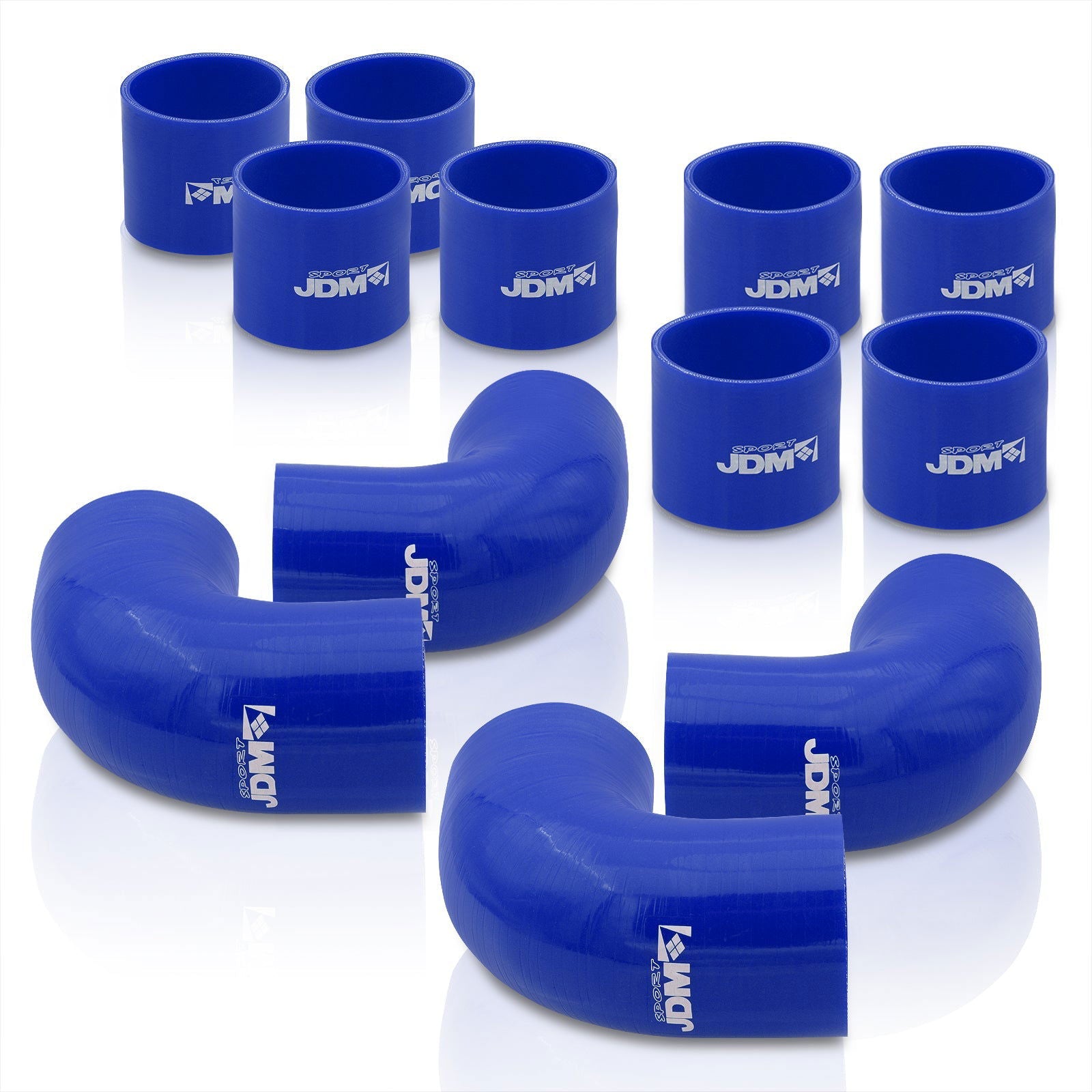 Universal 2.5" 12 Pieces Piping Kit Silicone Couplers Blue (Use with PK-12P25*) - Parts Agent