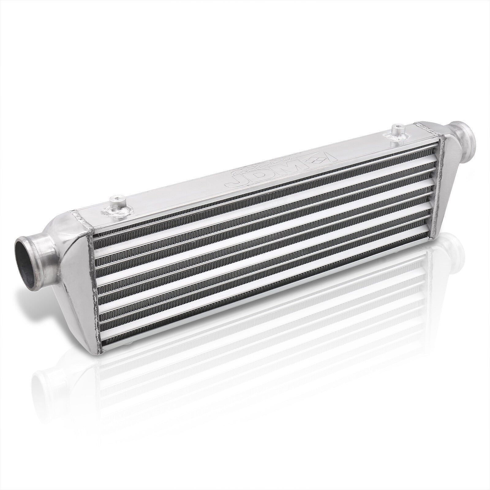 Universal 27.5x7x2.25 Intercooler Tube and Fin Silver Color inlet/outlet 2.5 (Core Size: 21.5x7x2.25) - Parts Agent