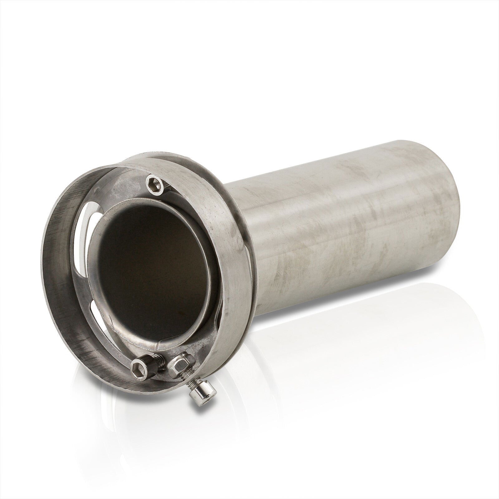 Universal 3.5" N1 Catback Exhaust Muffler Tip Adjustable Silencer - Parts Agent