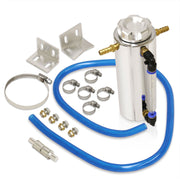 Universal 350ML Radiator Overflow Breather Tank (Chrome Body/Chrome Cap) - Parts Agent
