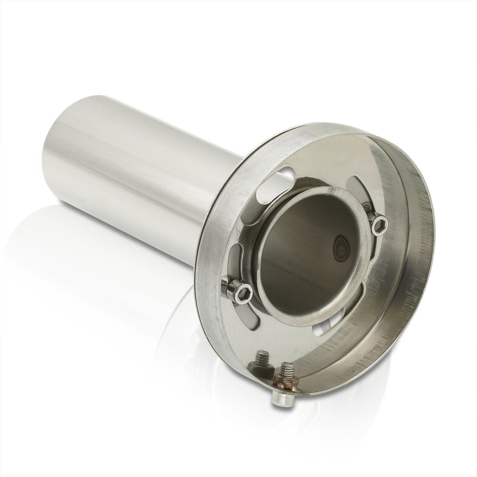 Universal 4.5" N1 Catback Exhaust Muffler Tip Adjustable Silencer - Parts Agent