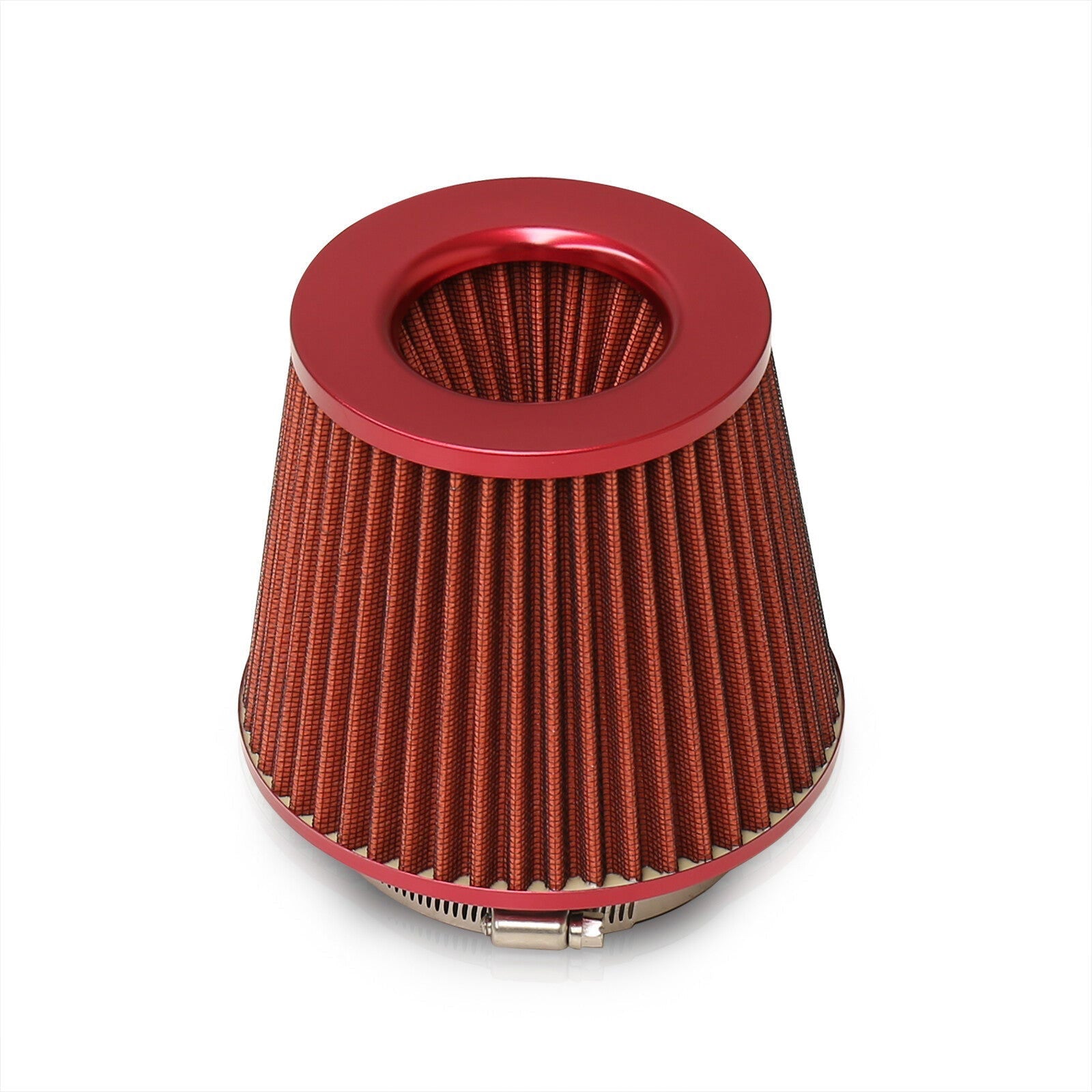 Universal 4" Air Filter Red Top / Red Body / Red Bottom - Parts Agent