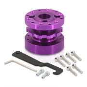 Universal 6 Bolt Steering Steering Wheel Extender Adapter Hub Purple - Parts Agent