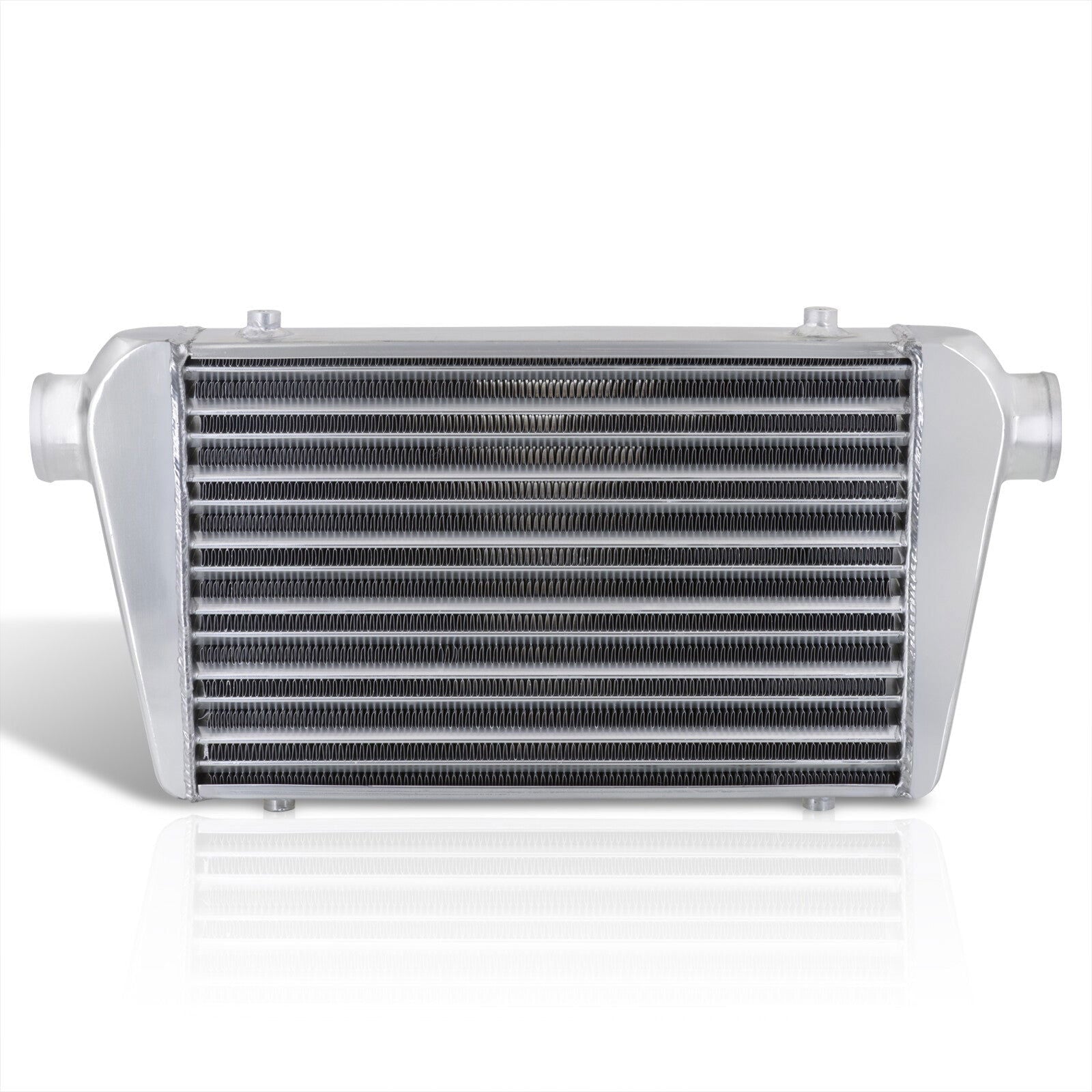 Universal Aluminum Intercooler (Tube & Fin | Overall: 24.0" x 11.0" x 3.0" | Core: 16.5" x 11.0" x 2.75" | Inlet/Outlet: 2.5") - Parts Agent