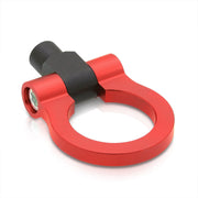 Universal Aluminum Tow Hook Ring Adapter Red (M12x1.75 Thread) - Parts Agent