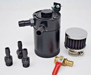 Universal Billet Aluminum Baffled Oil Catch Can Tank Oil Separator Motor-K USA - Parts Agent