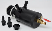 Universal Billet Aluminum Baffled Oil Catch Can Tank Oil Separator Motor-K USA - Parts Agent