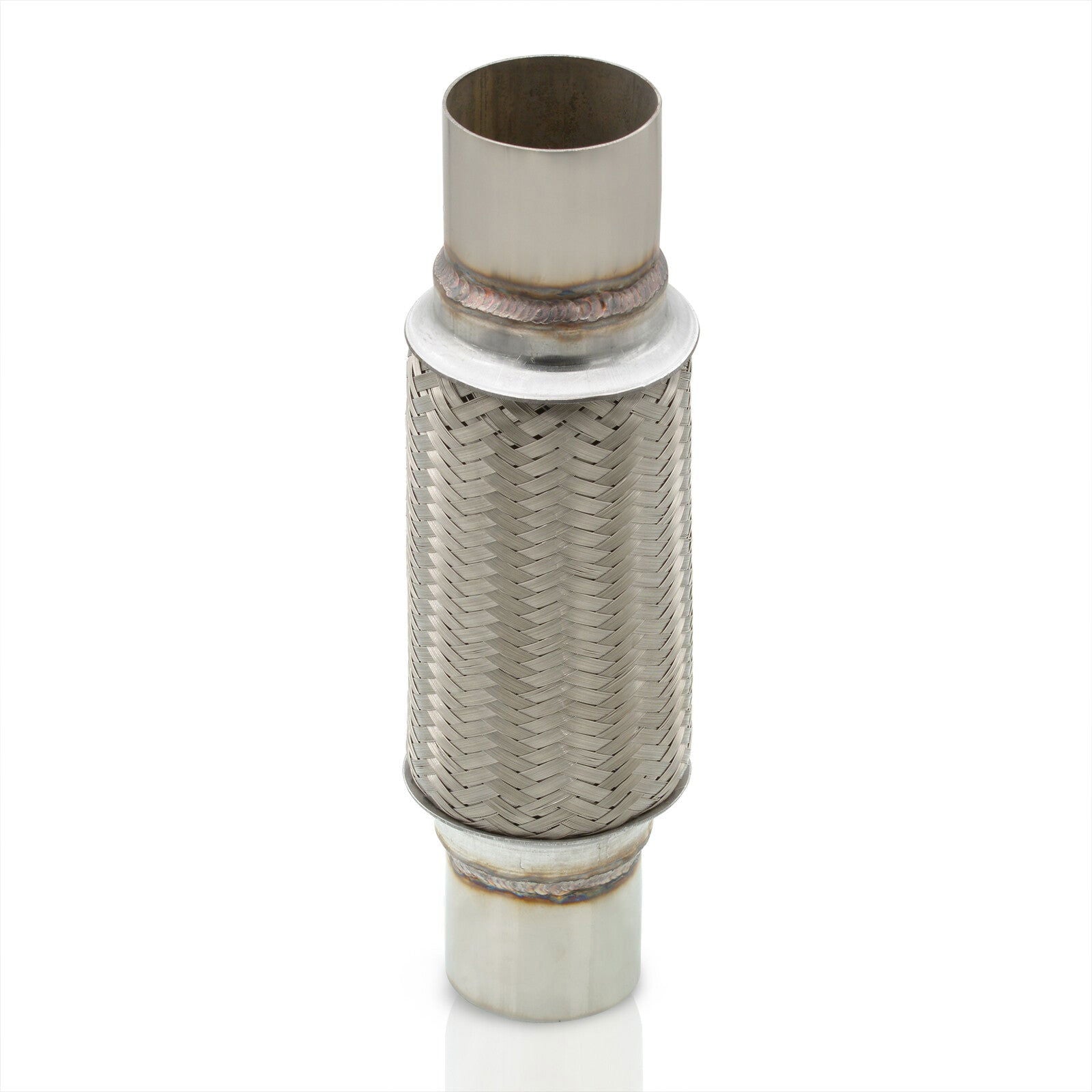 Universal Flex Pipe (Length: 12" | Flex Pipe: 8" | Inlet/Outlet: 3") - Parts Agent