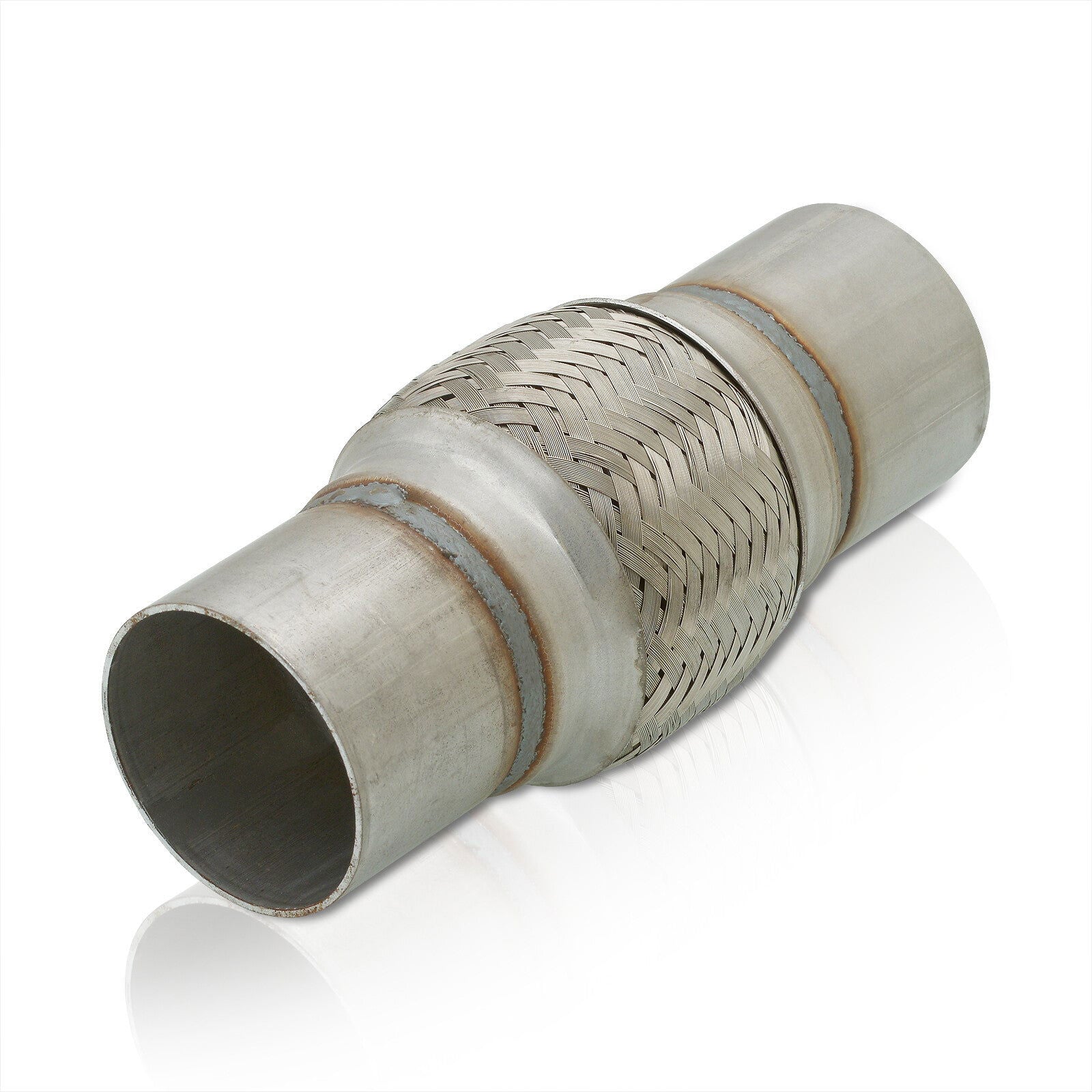 Universal Flex Pipe (Length: 8" | Flex Pipe: 4" | Inlet/Outlet: 2.5") - Parts Agent