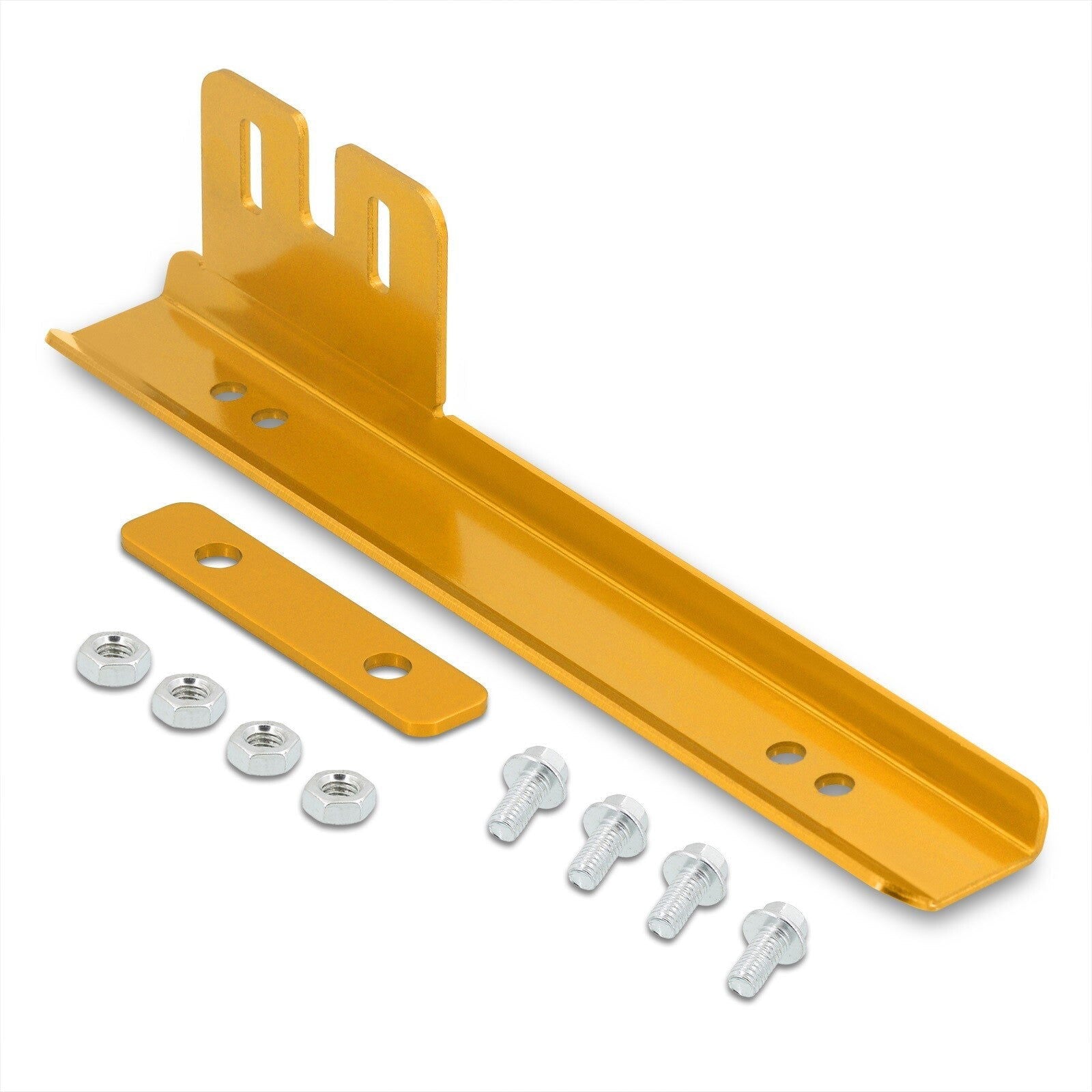 Universal Front Bumper Licence Plate Relocator Bracket Gold - Parts Agent