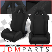 Universal K603 Reclinable Seats + Sliders Black Cloth - Parts Agent
