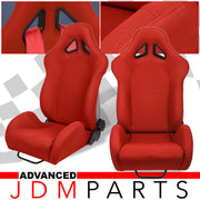 Universal K603 Reclinable Seats + Sliders Red Cloth - Parts Agent