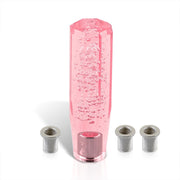 Universal M8 M10 M12 150MM Crystal Octogon Bubble Shift Knob Pink - Parts Agent