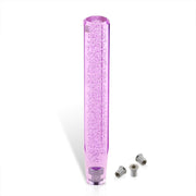 Universal M8 M10 M12 300MM Crystal Octogon Bubble Shift Knob Purple - Parts Agent