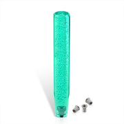 Universal M8 M10 M12 300MM Crystal Octogon Bubble Shift Knob Teal - Parts Agent
