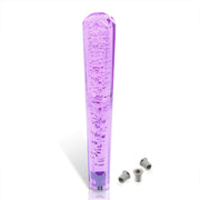 Universal M8 M10 M12 300MM Diamond Bubble Shift Knob Purple - Parts Agent
