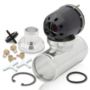 Universal SQV Style Carbon Fiber Blow Off Valve BOV + 2.5