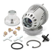 Universal SSQV Style Chrome Blow Off Valve BOV + Aluminum O-Ring Weldable Adapter Flange Kit - Parts Agent