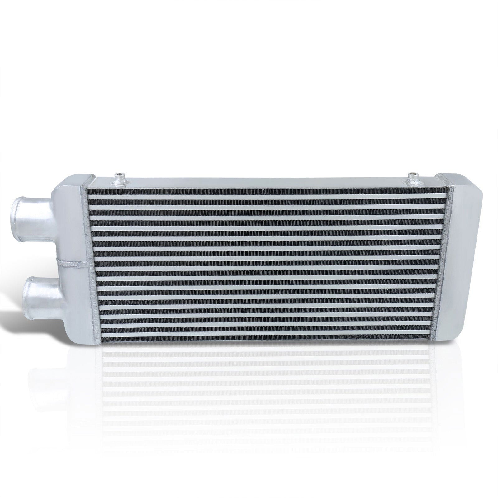 Universal Same Side Aluminum Intercooler (Bar & Plate | Overall: 31.75" x 11.5" x 3.0" | Core: 23.5" x 11.5" x 2.75" | Inlet/Outlet: 2.5") - Parts Agent