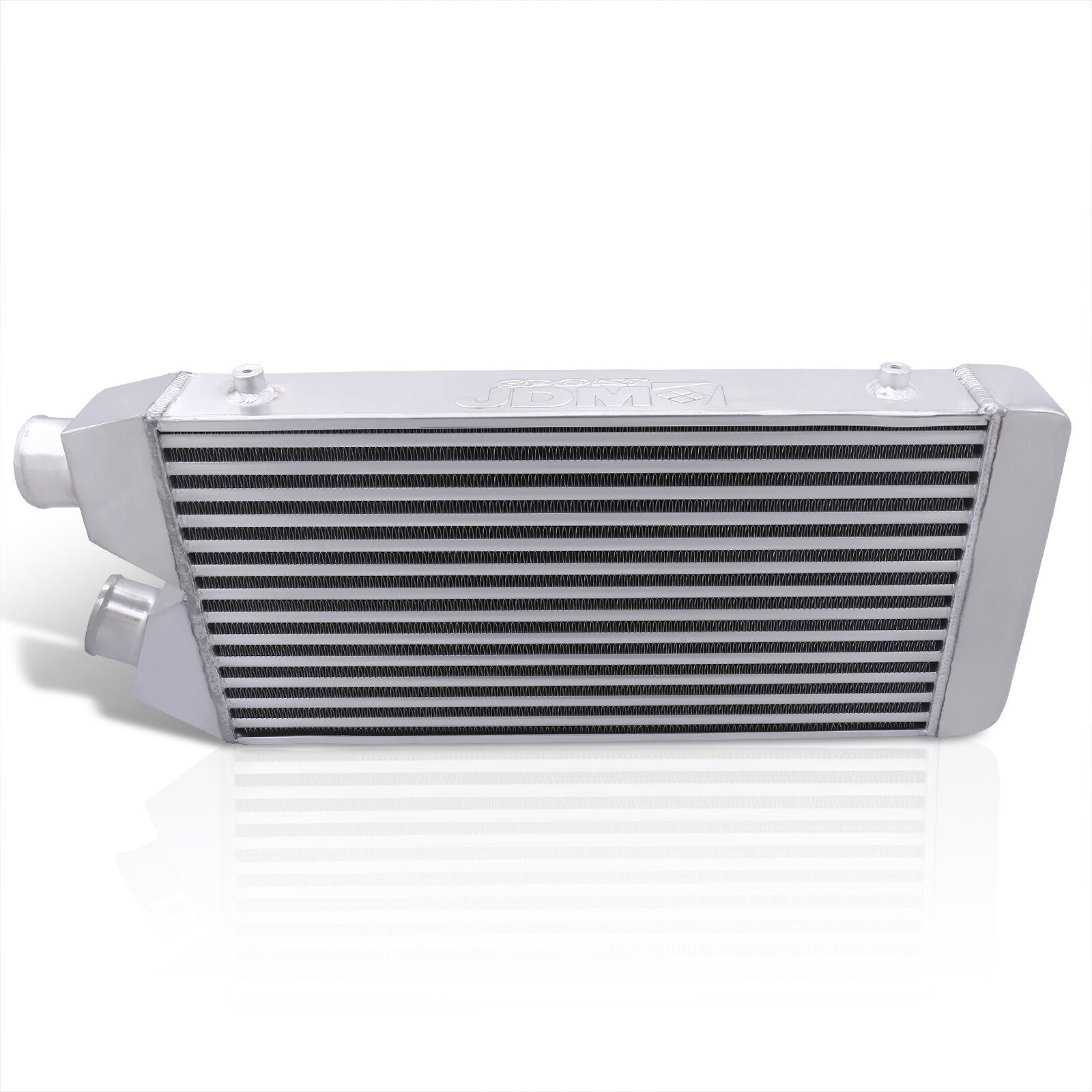Universal Same Side Aluminum Intercooler (Tube & Fin | Overall: 28.0" x 11.0" x 3.0" | Core: 21.0" x 11" x 2.75" | Inlet/Outlet: 2.5") - Parts Agent