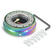 Universal Slim Style Steering Wheel Quick Release Neo Chrome - Parts Agent