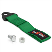 Universal Tow Hook Strap Dark Green - Parts Agent