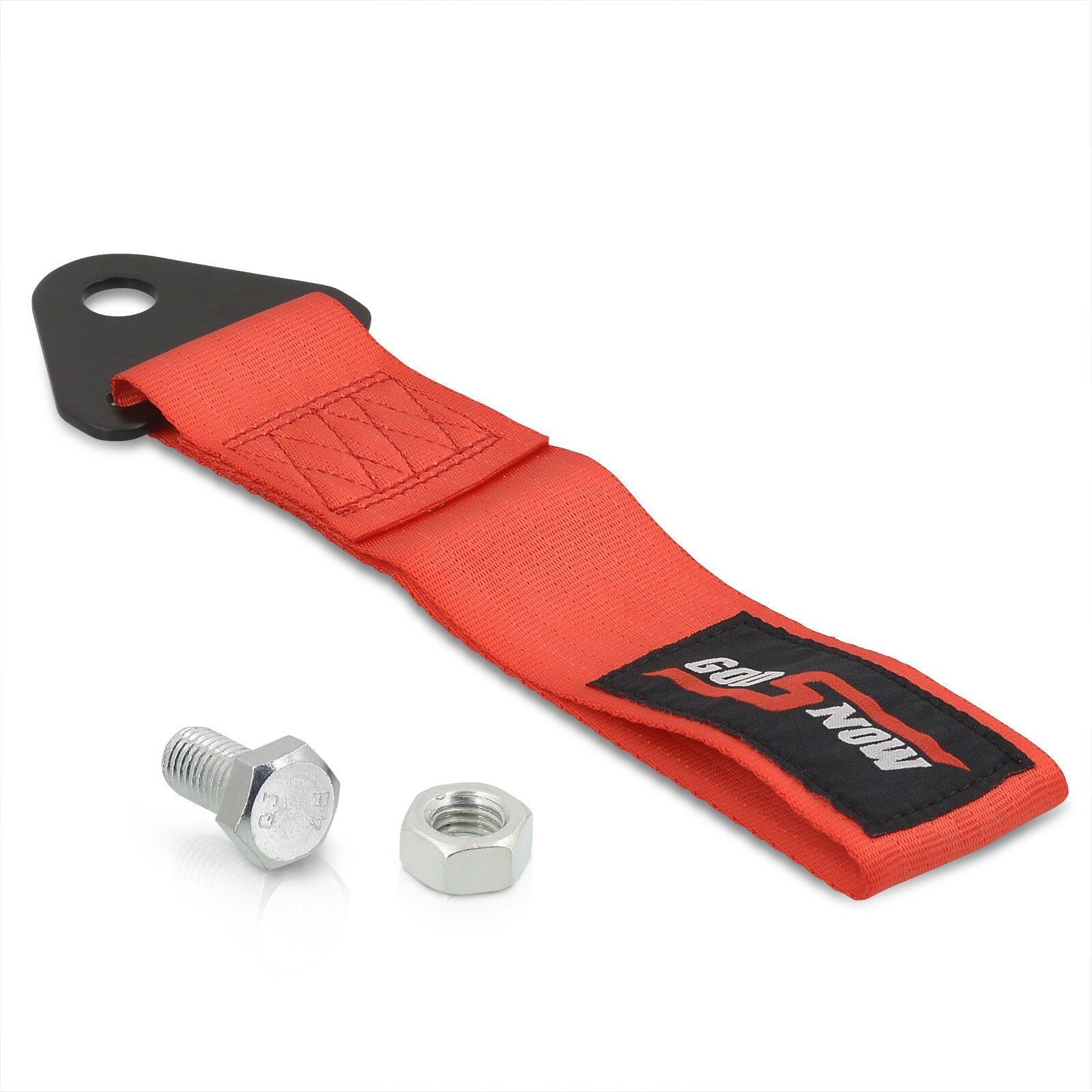 Universal Tow Hook Strap Red - Parts Agent