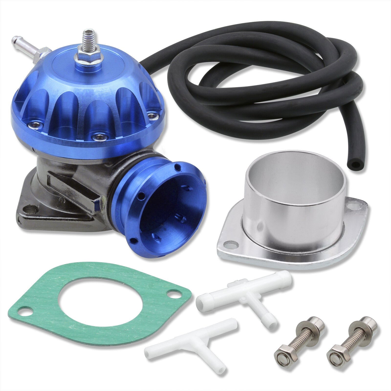 Universal Type RZ Style Blow Off Valve Blue Top and Blue Lip - Parts Agent