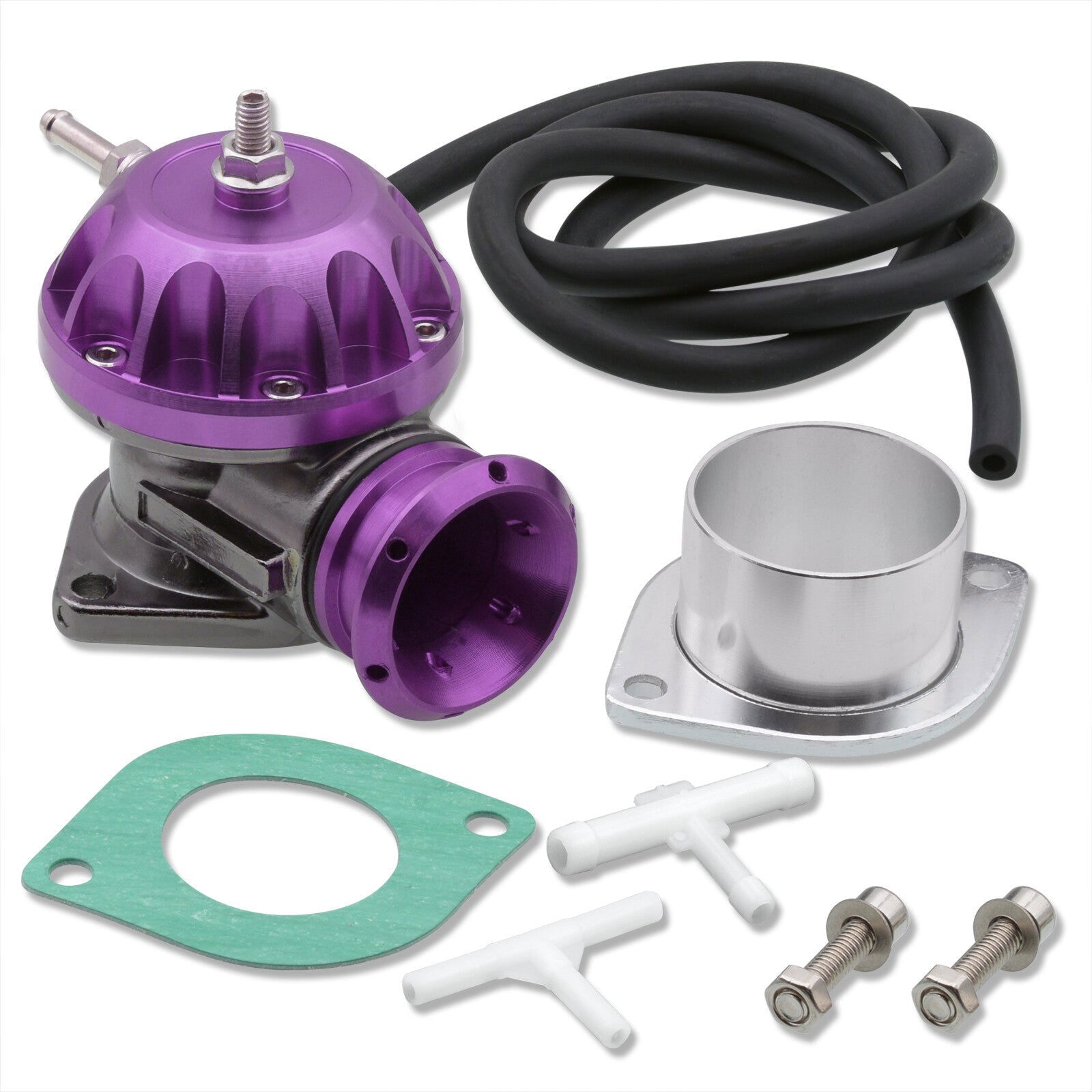 Universal Type RZ Style Blow Off Valve Purple Top and Purple Lip - Parts Agent