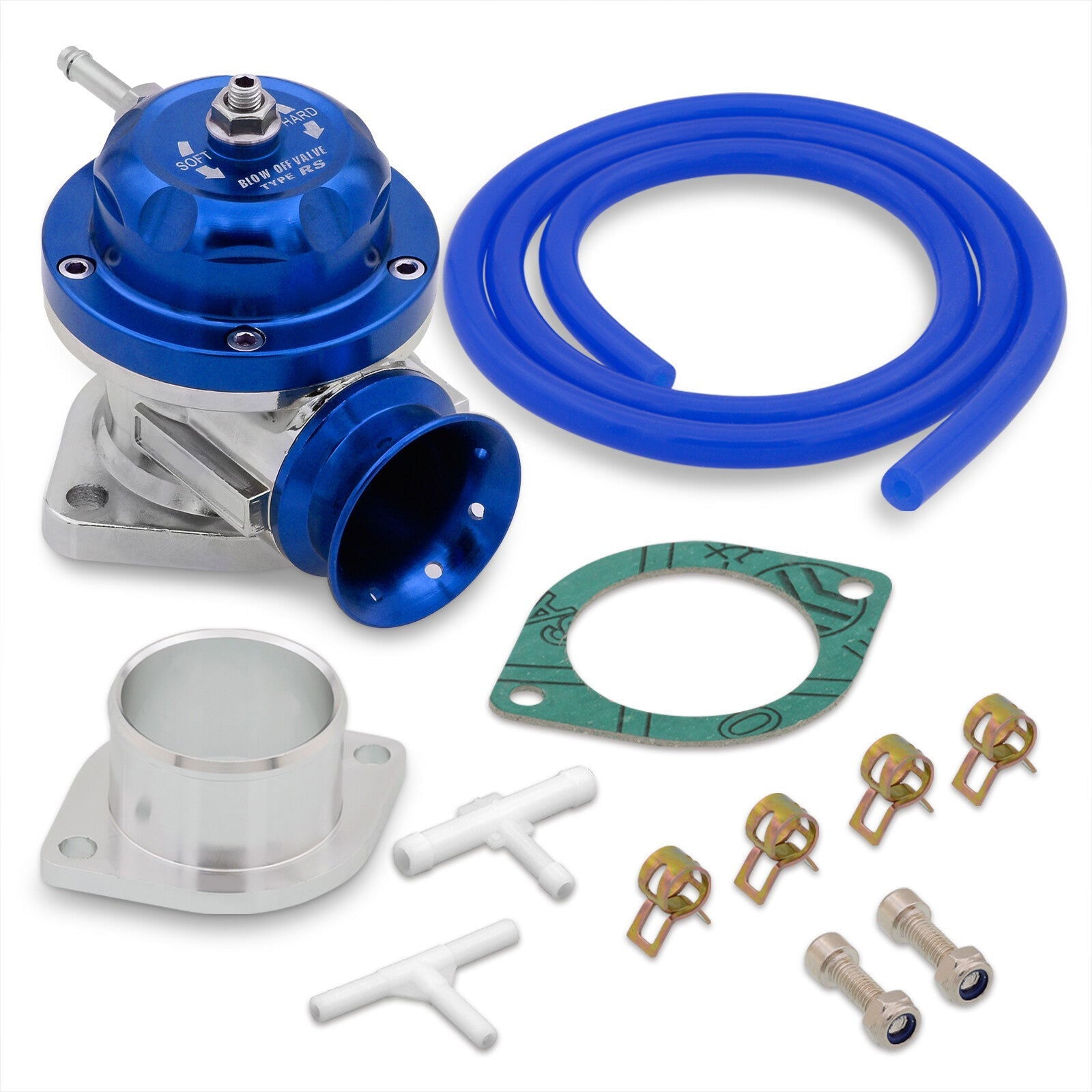 Universal Type S / RS Style Blow Off Valve Blue Top Blue Lip - Parts Agent