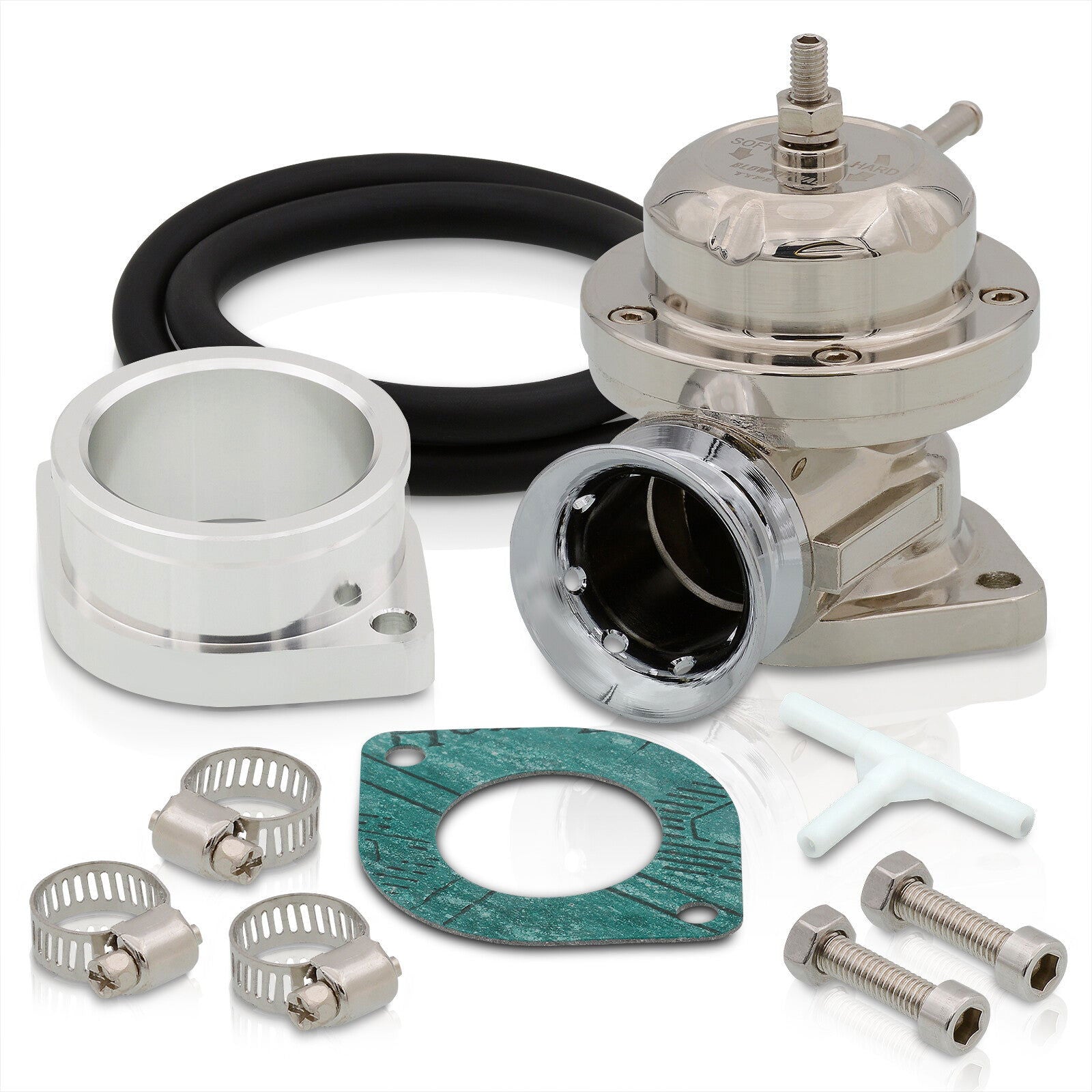 Universal Type S / RS Style Blow Off Valve Gunmetal Top and Polished Lip - Parts Agent
