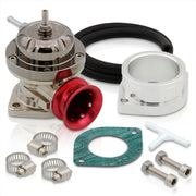 Universal Type S / RS Style Blow Off Valve Gunmetal Top and Red Lip - Parts Agent